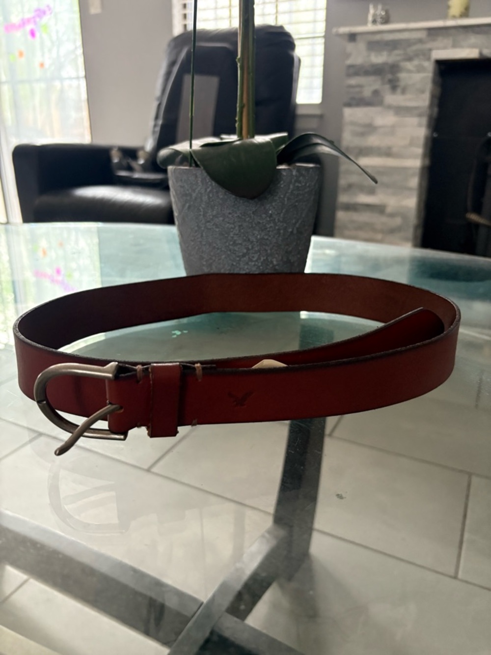 American Eagle Outfitters Brown Leather Belt